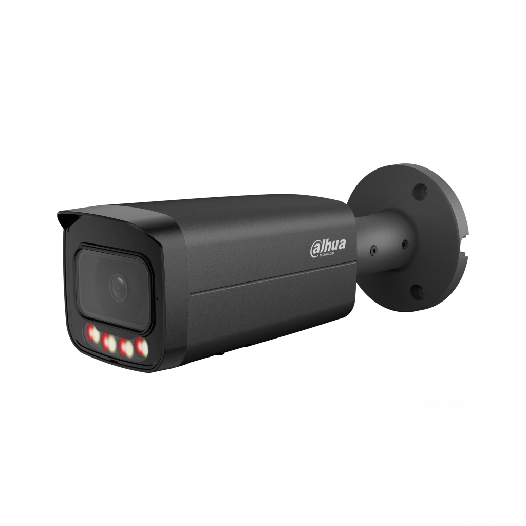 DAHUA IPC-HFW21249T-AS-IL-Black 12Mpix, 3,6mm Lens,SD Kart, Smart Dual Light, H265+, 30Mt Gece Görüşü, IP67, Dahili Mikrofon, PoE Bullet IP Kamera (Siyah)