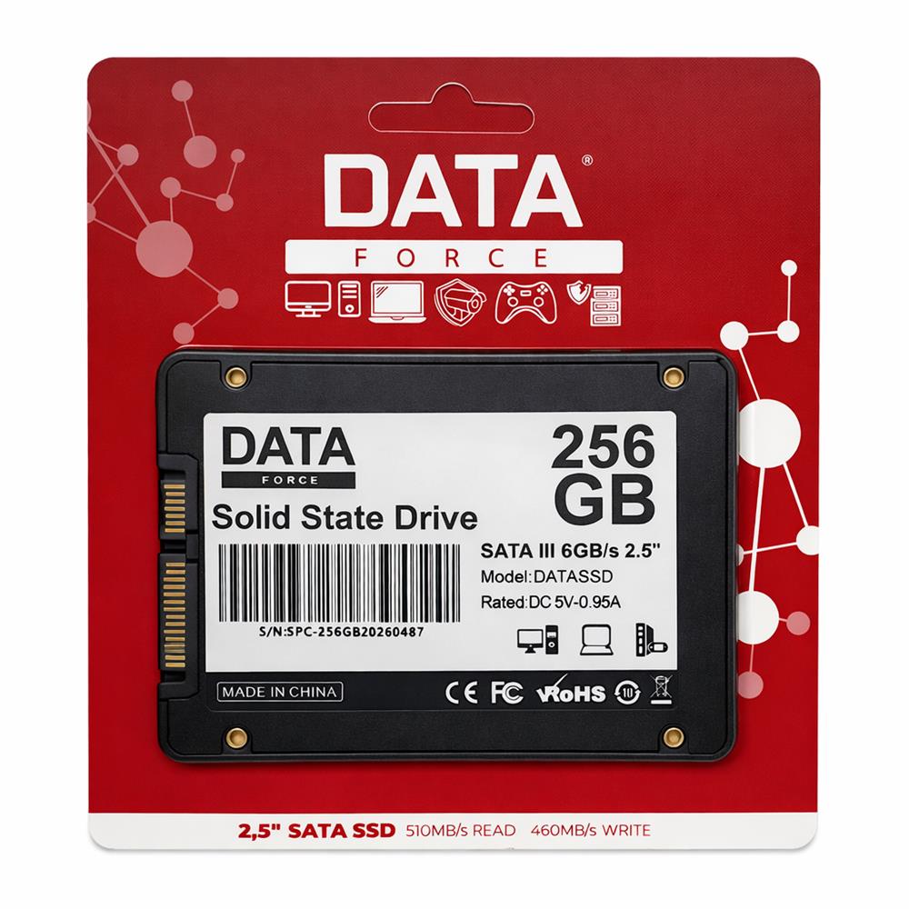 DATAFORCE 256GB SATA3 SSD HARDDİSK