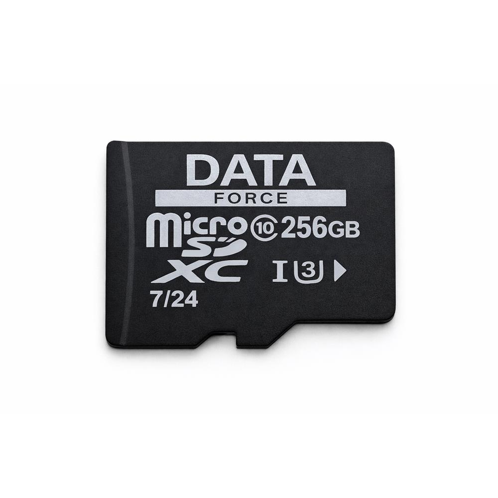 DATAFORCE 256GB U3/CL10 7/24 SURVEILLANCE 100/50MBS HAFIZA KARTI
