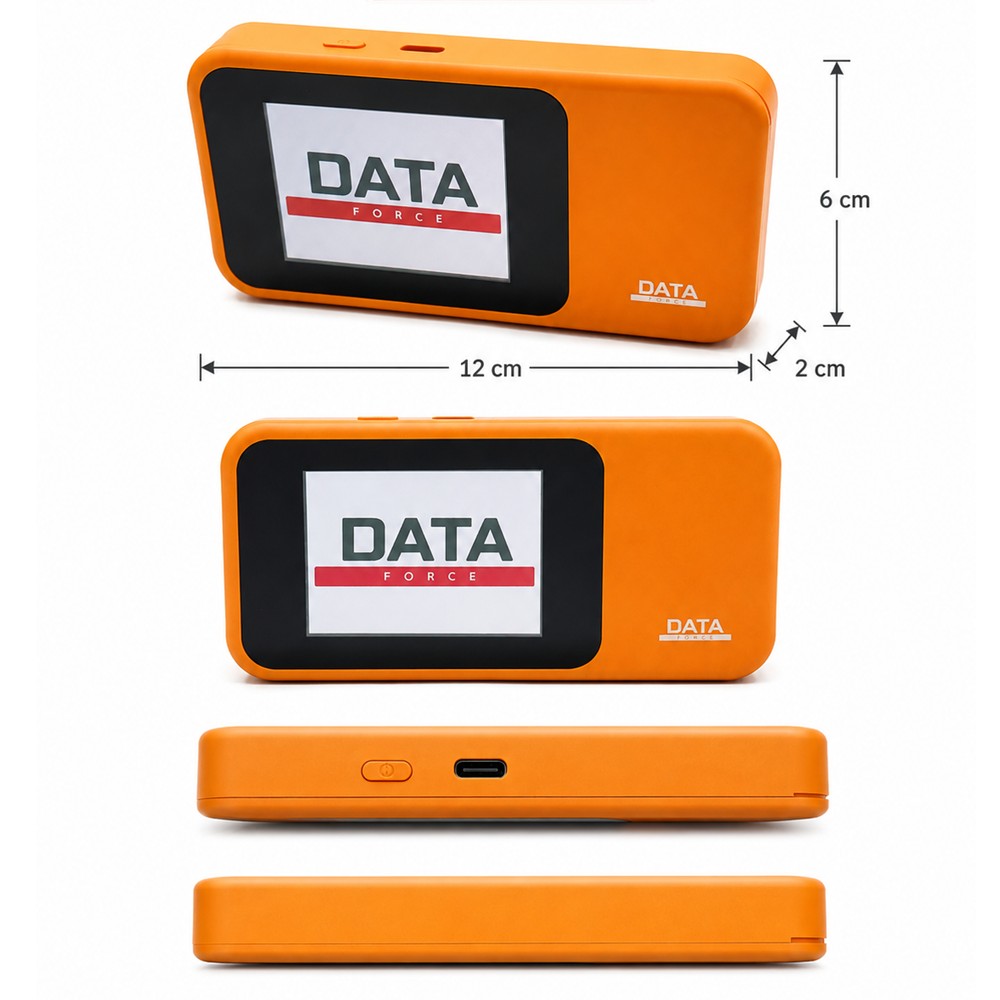 DATAFORCE 4G MODEM-WİFİ 6 M12 PRO ROUTER TAŞINABİLİR