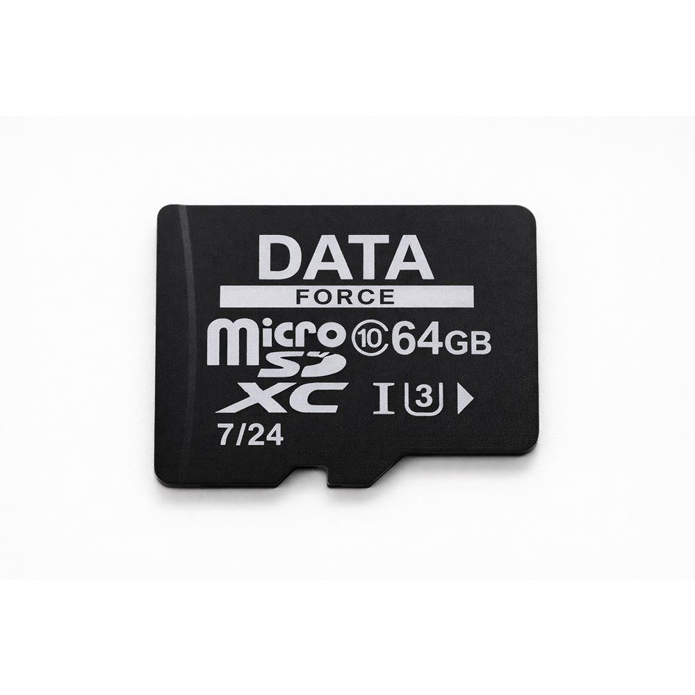 DATAFORCE 64GB U3/CL10 7/24 SURVEILLANCE 100/50MBS HAFIZA KARTI