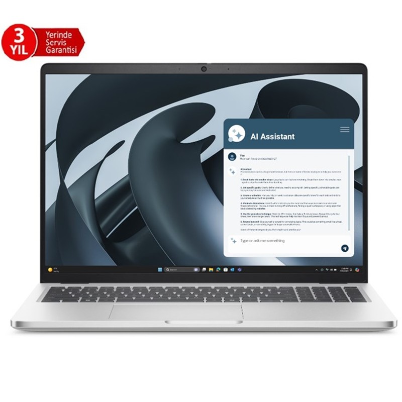 DELL NB PRO PLUS 16 ULTRA7 265U 16GB 1TB SSD DOS PB16250-U7265U165_U (3 YIL YERİNDE GARANTİ)