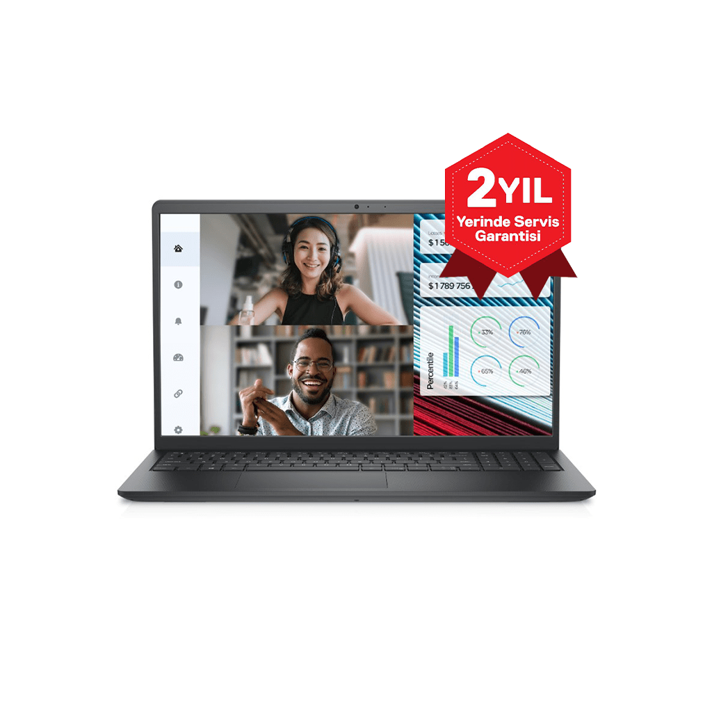 DELL Vostro 3520, N3002PVNB3520U, i5-1235U, 15,6&amp;quot; FHD, 8Gb Ram, 512Gb SSD, Paylaşımlı Ekran Kartı, Free Dos Notebook (6360095)
