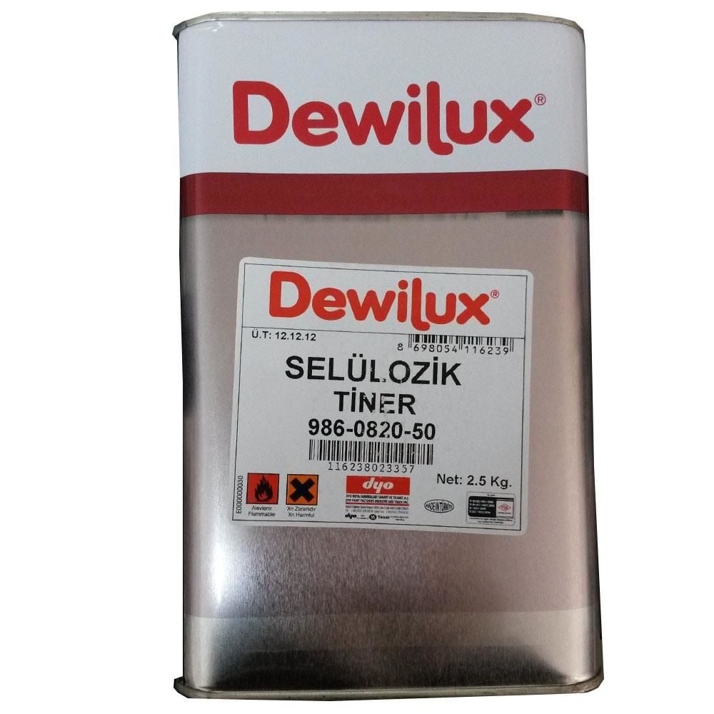 Dewilüx Selülozik Tiner 2,5 Kg