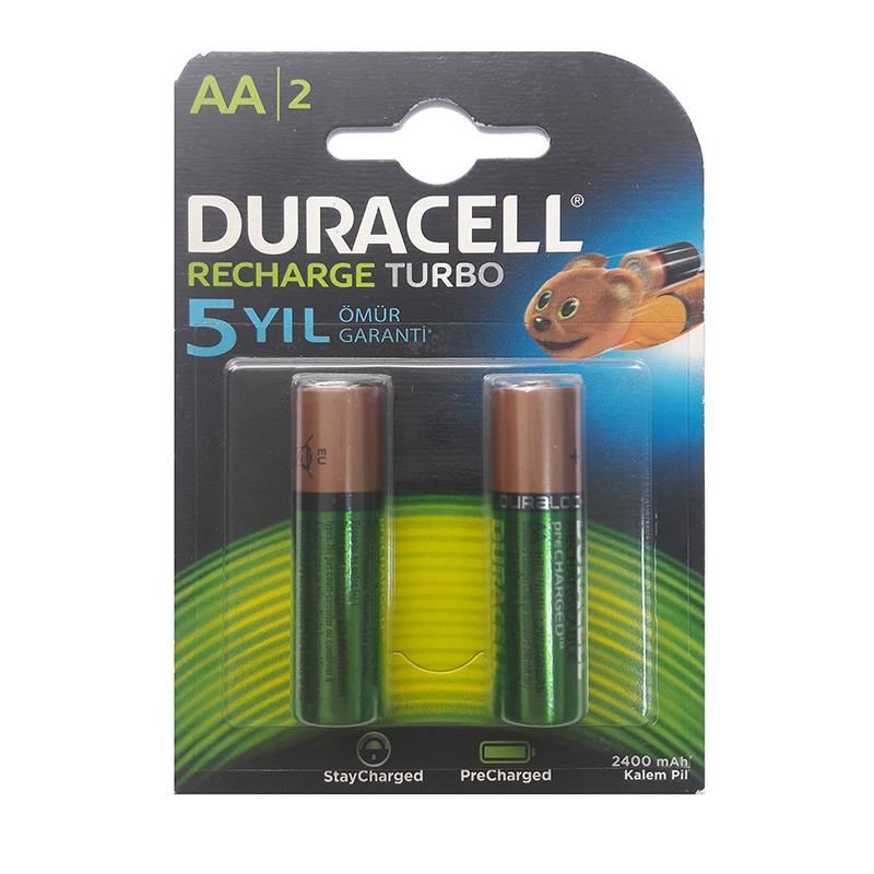 Duracell ŞÂžarj Edilebilir Kalem Pil 2'Lİ AA 2500 mAh