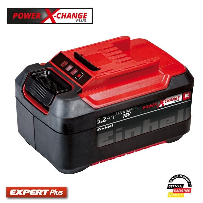 Einhell Power XChange LiOn Akü 18 Volt 5,2 Ah Plus