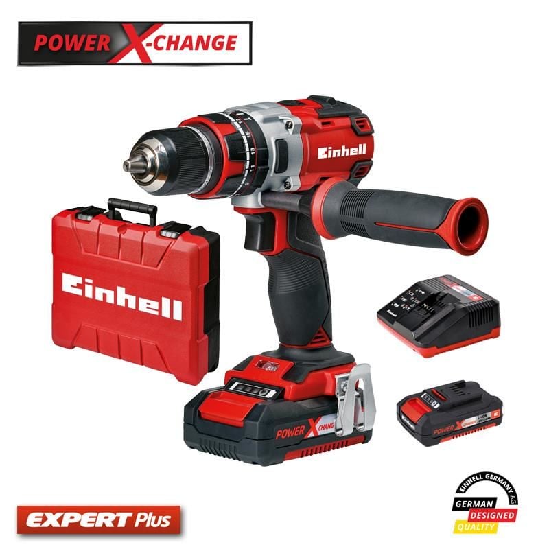 Einhell Pxc TeCd 18 LiI Bl Çift Akülü Darbeli Matkap Kömürsüz