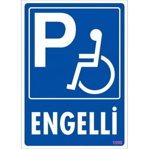 Engelli Uyarı Levhası 25X35 Kod:1590