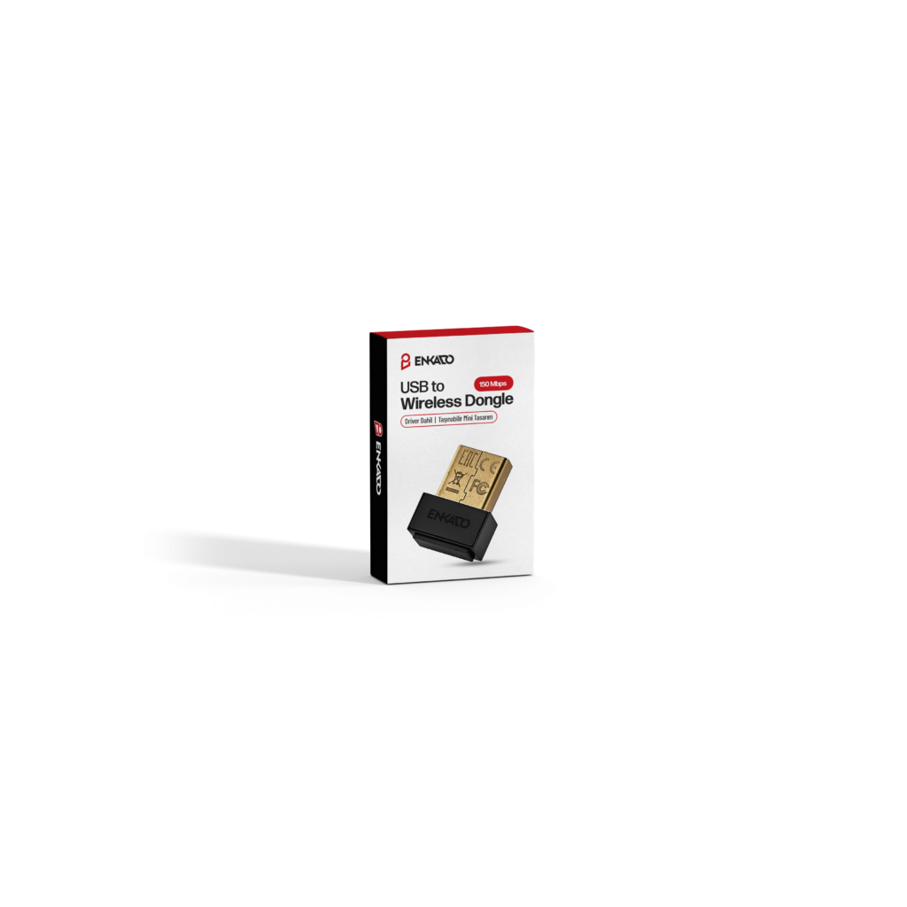ENKADO EKD-UW90, 150Mbp, 2.4Ghz, 2dBi Dahili Anten, USB2.0, WIRELESS, Mini, ETHERNET