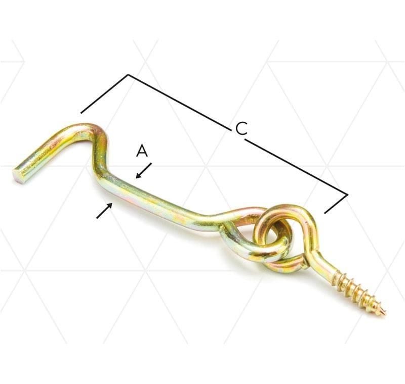 Ennalbur Çengelli Askı 40 No ( 5 Adet )