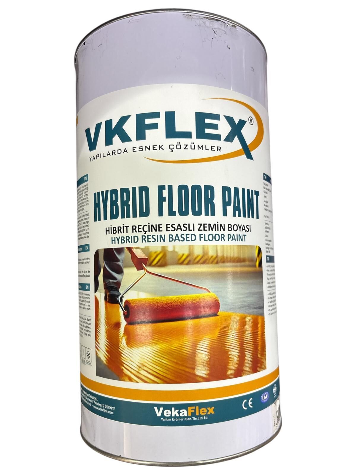 Ennalbur Vkflex Hybrid Floor Zemin Boyası 5 Kg Ral 9005