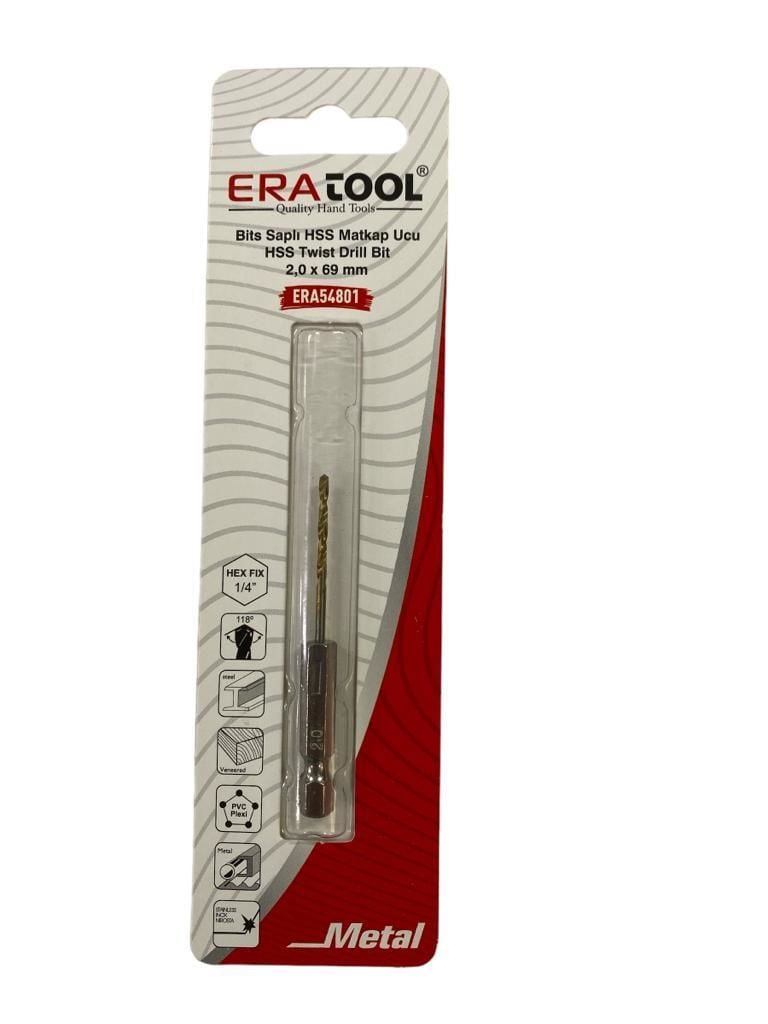 Eratool 54801 Altıgen Hss Matkap Ucu 2X69 Mm