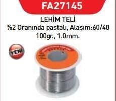 Fastbond 27145 Lehim Teli 1 Mm 100 Gr