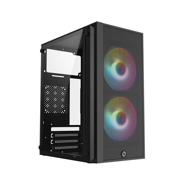 Frısby Fc8970G 300W 2X Raınbow Fan Mını Tower Gami̇ng Si̇yah Kasa