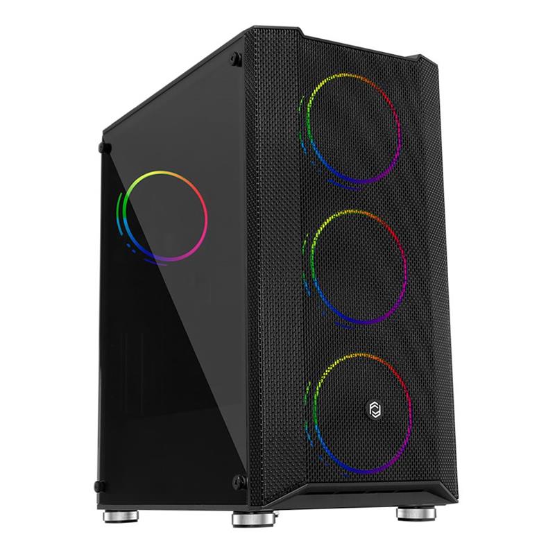 Frısby Fc9405G 650W 80+ 4X120Mm Dual Rıng Rgb Fan Usb 3.0 Mi̇di̇ Tower Si̇yah Kasa
