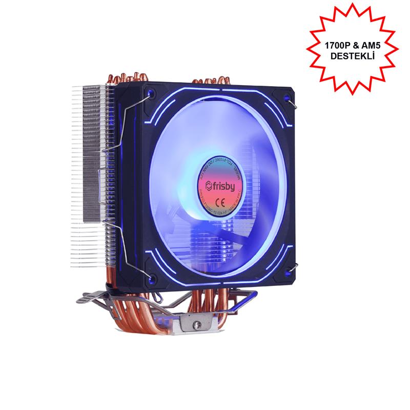 Frısby FclF1336C (P6S) Intel 1366/115X/1200/1700Amd Am2/Am2+/Am3/Am4/Am5 İşlemci̇ Fan
