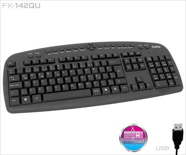Frısby Fk142Qu Usb Q Tr Mm Si̇yah Kablolu Klavye