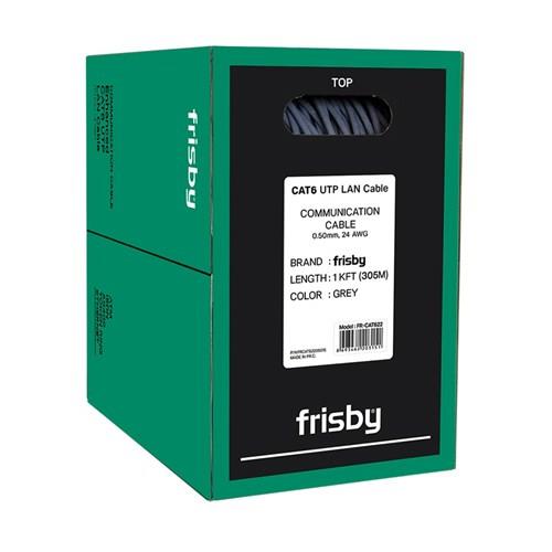 Frısby FnwCat622 305Mt 0.50Mm 24Awg Cat6 Utp Kablo Gri̇