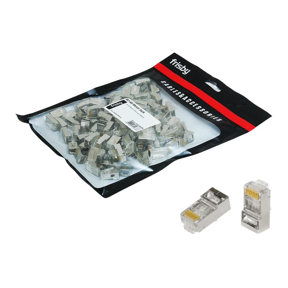 Frısby FnwRj4522N Rj45 Ftp Cat6 Konnektor Metal 100Lü Paket