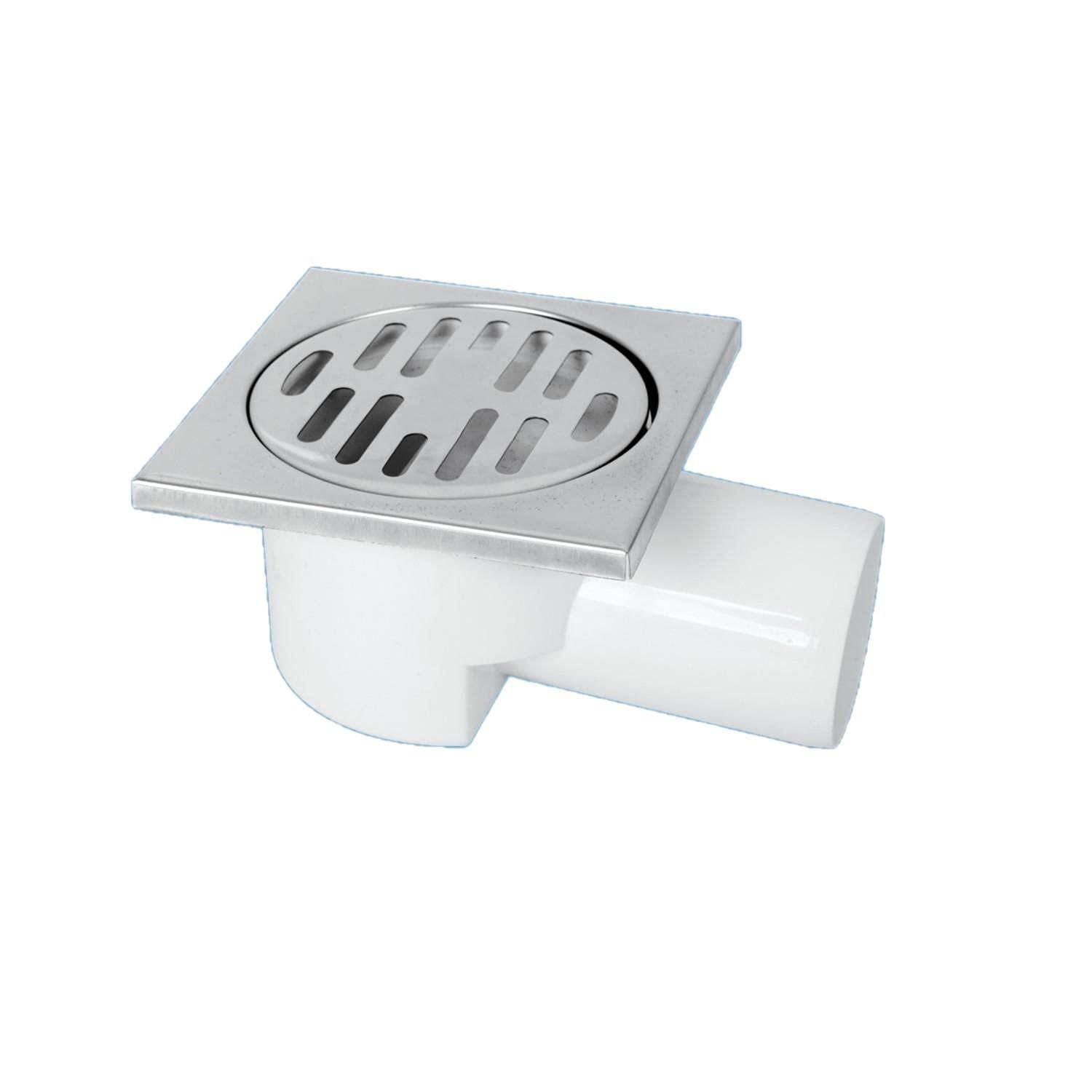 Gama Melez Yer Süzgeci 50 Mm Yandan Çıkışlı 10X10 Cm