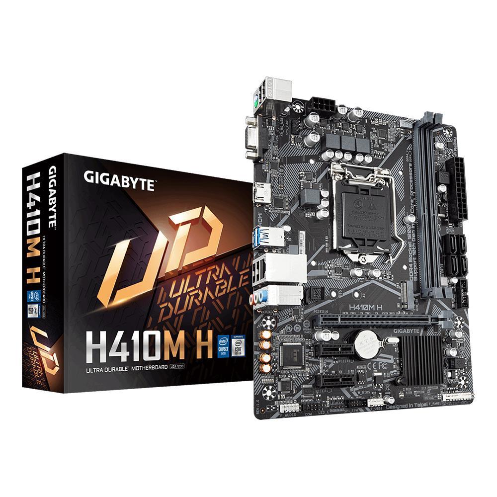 GIGABYTE H410M H Intel H410 Soket 1200 DDR4 2933MHz M.2 Anakart
