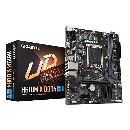 GIGABYTE H610M-K DDR4 3200(OC) HDMI M.2 1700P USB 3.2 Gen1 (12-13-14. Nesil)