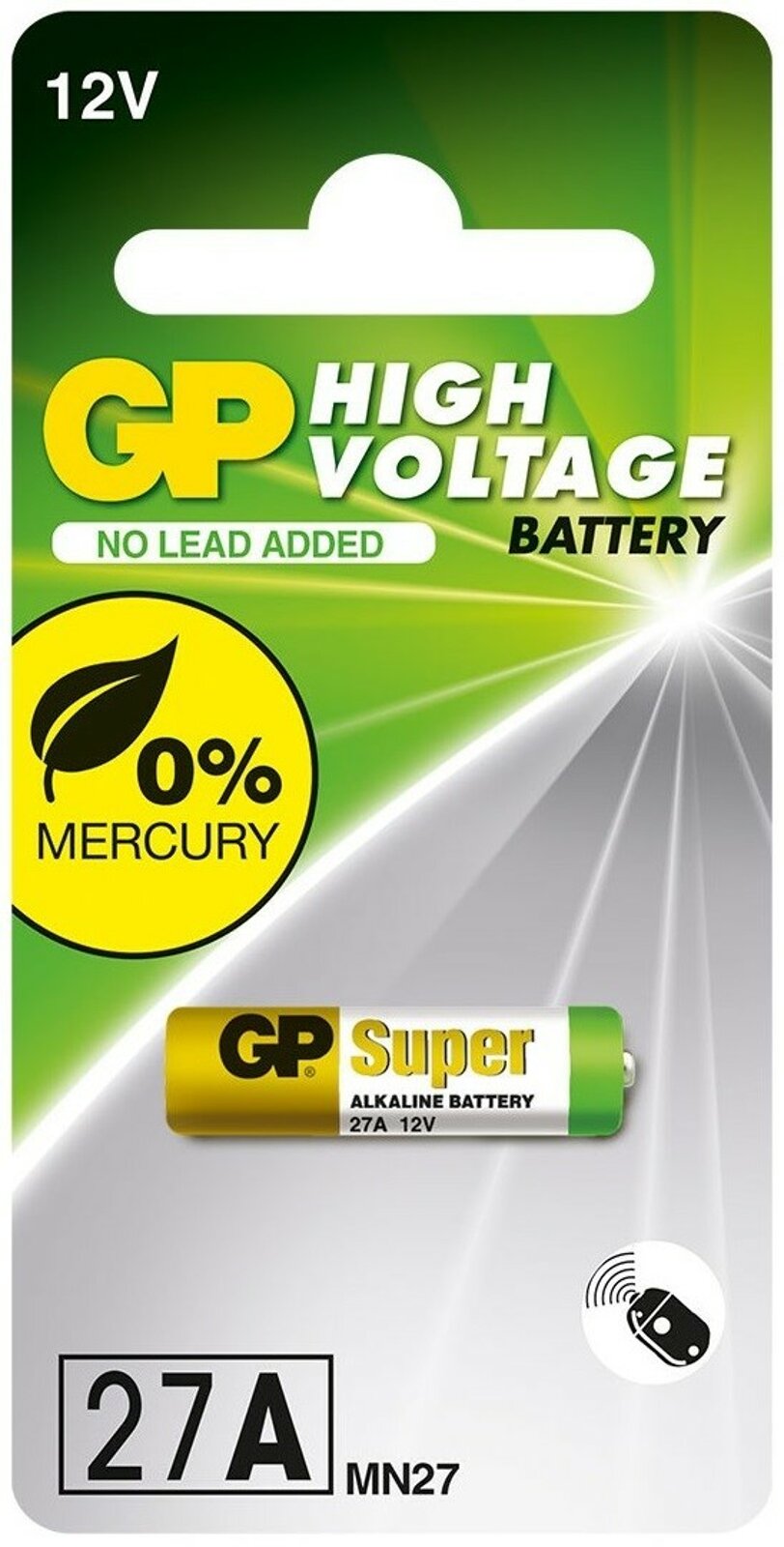 GP 27A 12V Alkalin Spesifik Araç Kumanda Pili GP27A-C5