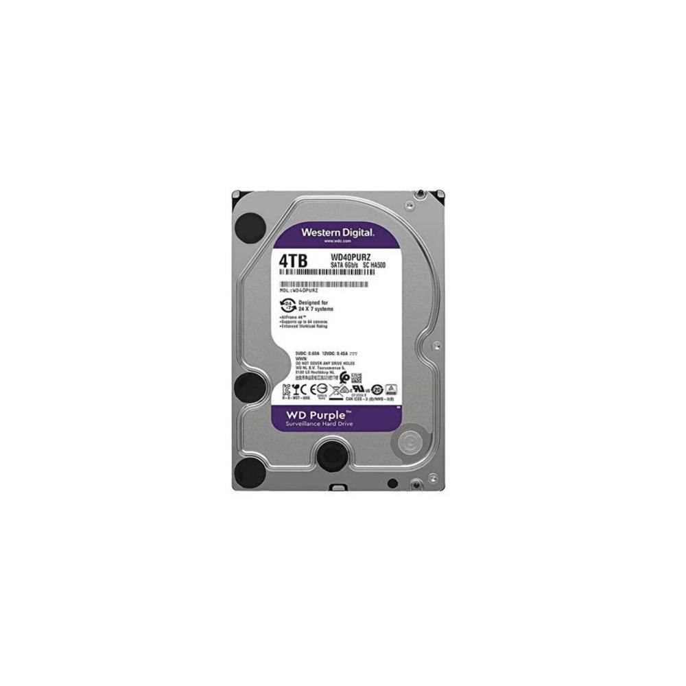 GV HD 4TB WD 3.5 PURPLE SATA3 5400RPM 128MB 7/24 GUVENLIK WD44PURZ (3 YIL RESMI DIST GARANTILI)