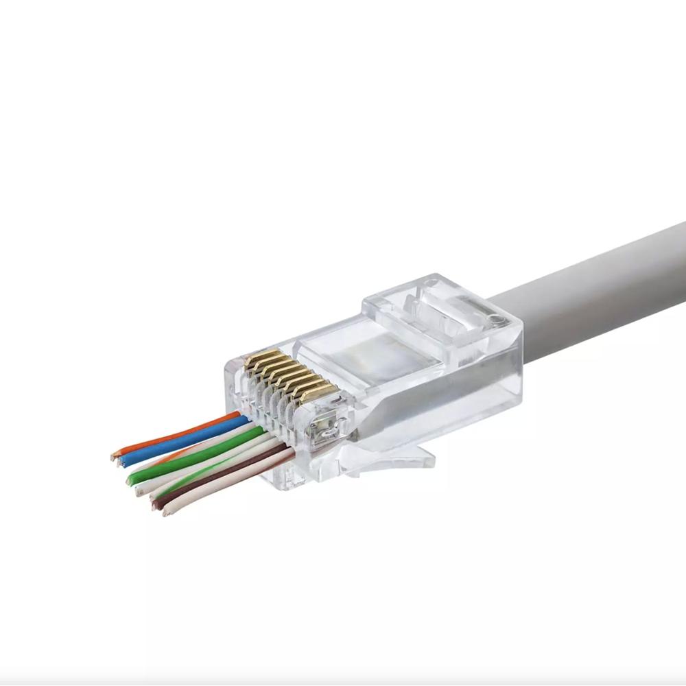 HADRON HDX5030 CAT6 EZ RJ45 KONNEKTÖR 100LÜ PK