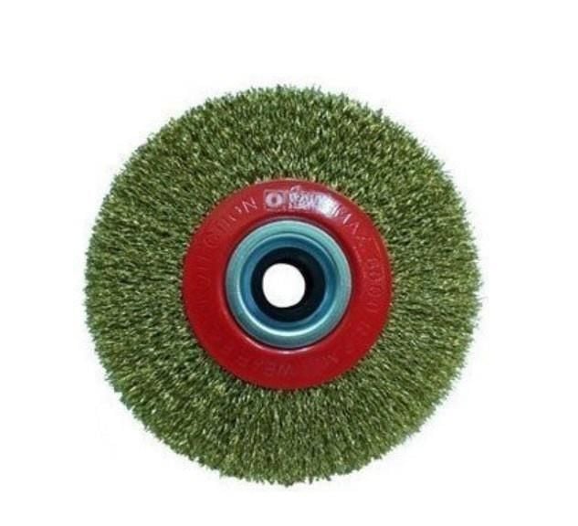 Hawk 10109 Daire Fırça Sarı Telli 200X25 Mm