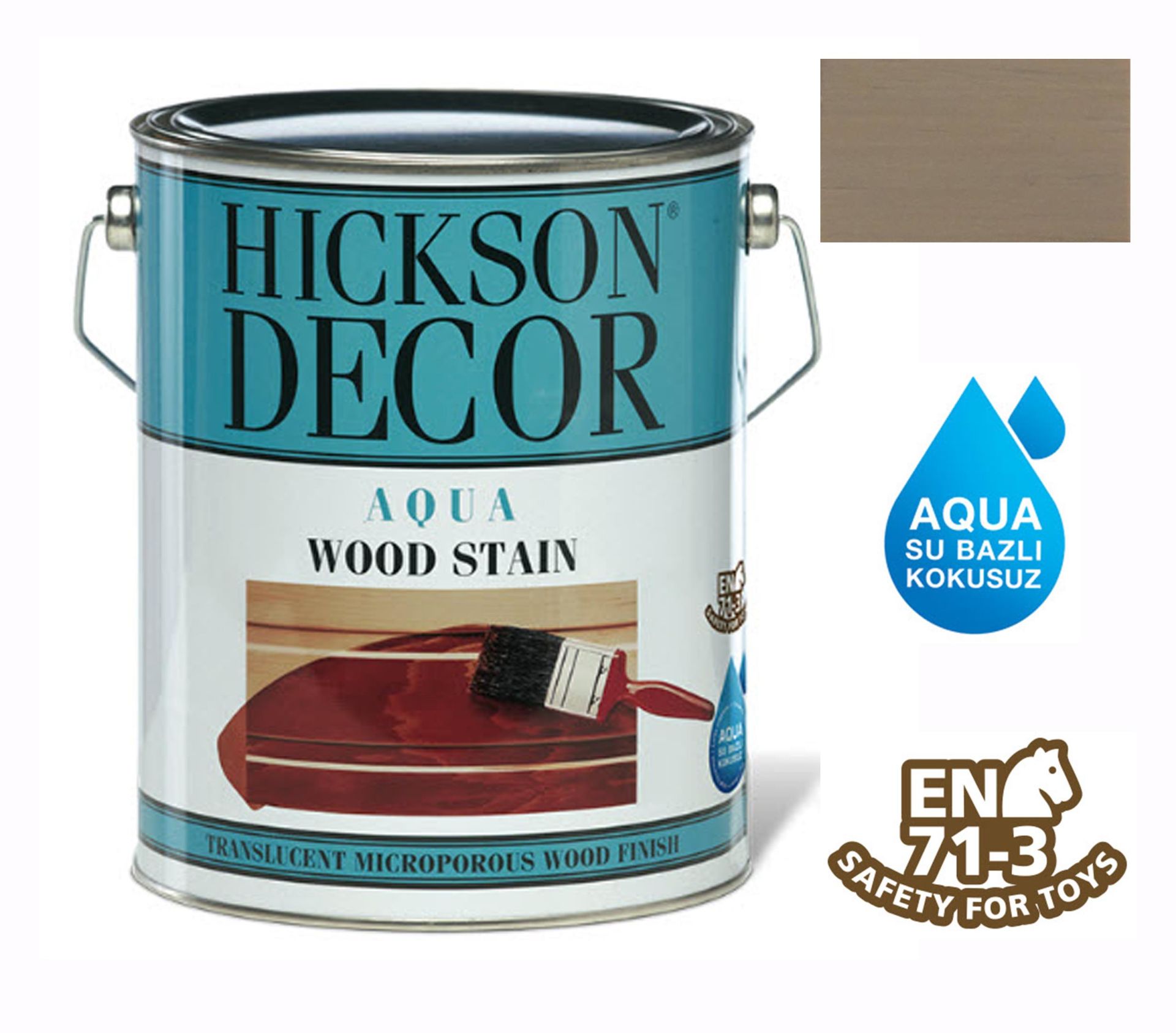 Hickson Decor Aqua Su Bazlı 2,5 Lt Warm Grey