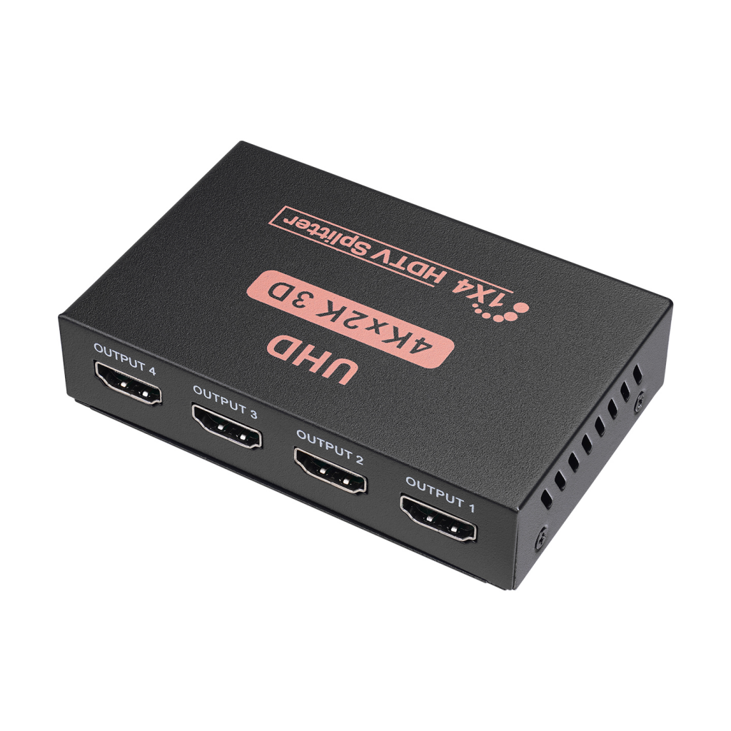 HYTECH HY-LU4, 4xHDMI, 2K-4K, Monitör Çoklayıcı, (1PC-4Monitör)