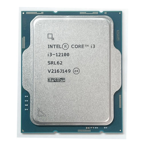INTEL Core i3 12100 4 CORE 4.30 GHz 12MB 1700P TRAY (KUTUSUZ) (FANSIZ) (12.Nesil) (VGA)