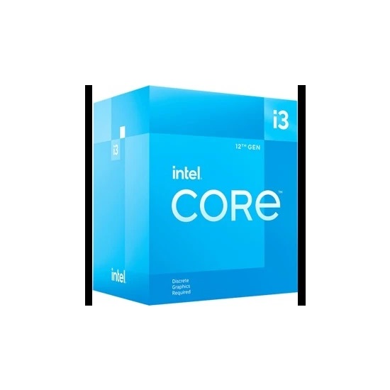 INTEL Core i3 12100F 4 CORE 4.30 GHz 12MB 1700P 60W BOX (KUTULU) (FANLI) (12.Nesil) (NOVGA)
