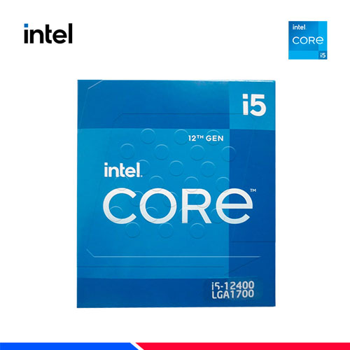 INTEL Core i5 12400 6 CORE 2.50 GHz 18MB 1700P 65W BOX (KUTULU) (FANLI) (12.Nesil) (VGA)
