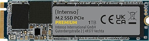 INTENSO PREMIUM 1TB NVMe PCIe Gen3x4 M.2 2100/1700/MB/s SSD DISK