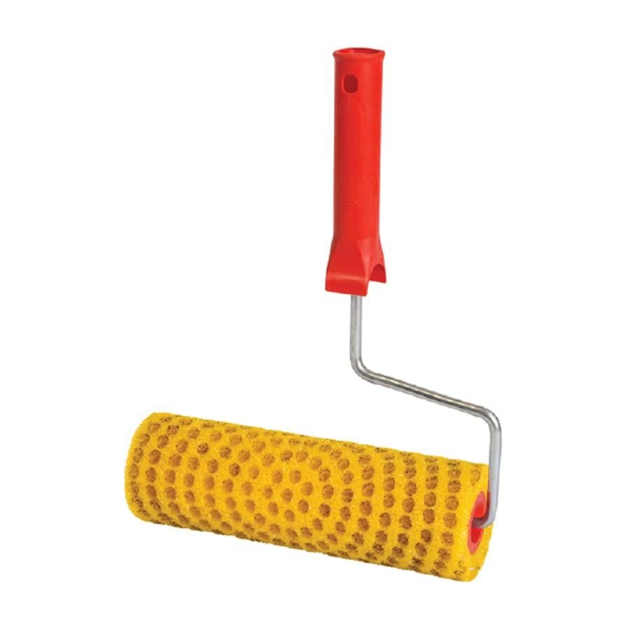 İzmir Fırça Mercan Rulo Delikli 25 Cm Saplı