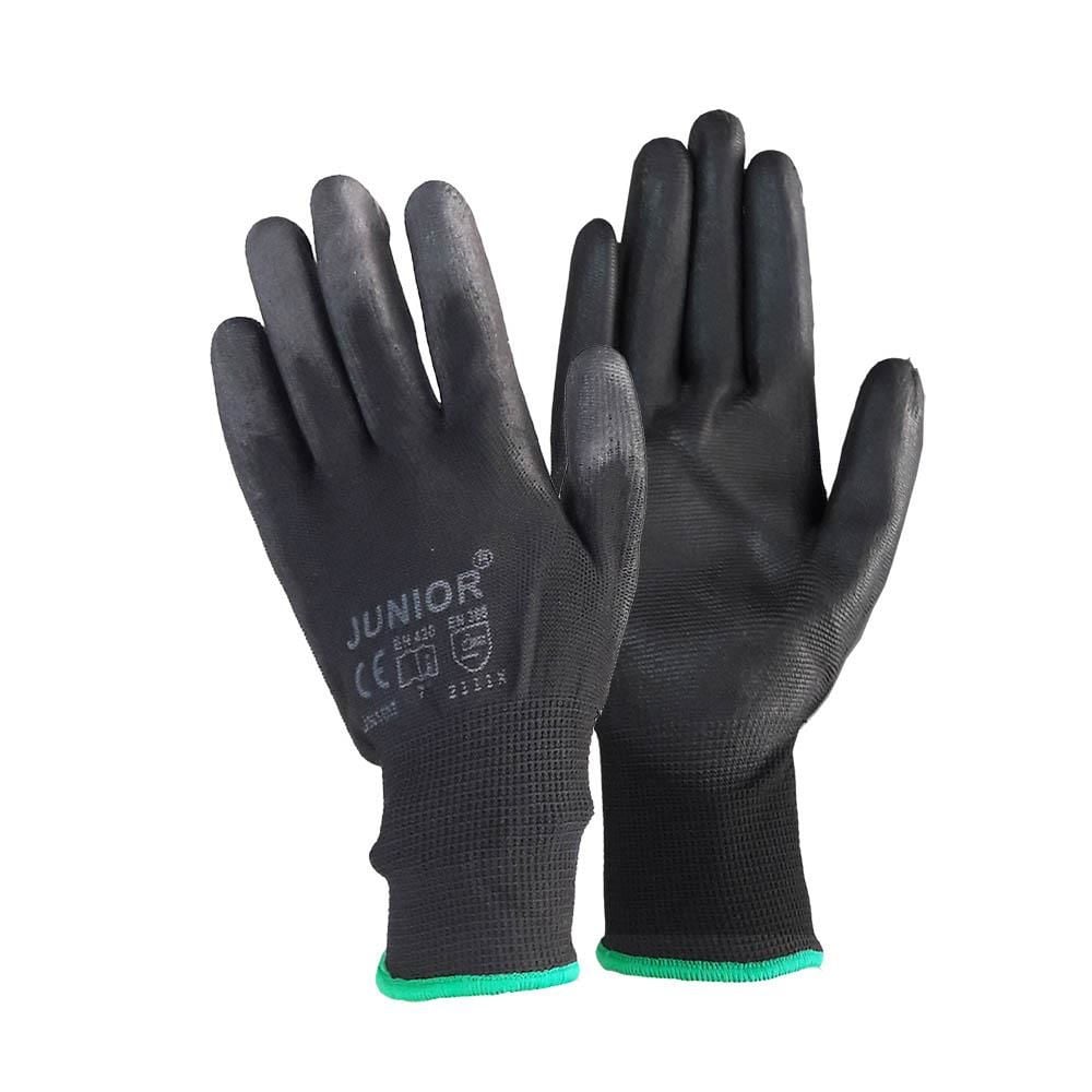 Junior Jn1017 Siyah Pu Eldiven 7 No