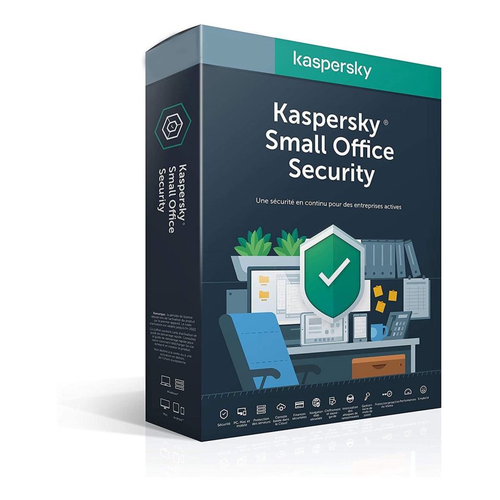 Kaspersky SMALL OFFICE Security 1 Server + 5 User, 1 YIL, Kutulu Ürün