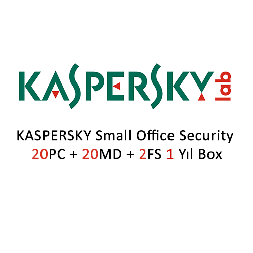 KASPERSKY Small Office Security 20PC + 20MD + 2FS 1 Yıl Box