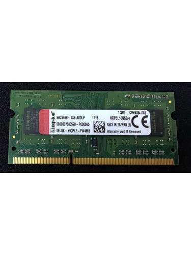 KINGSTON 4GB DDR3 1600Mhz CL11 Notebook Ram KCP3L16SS8/4