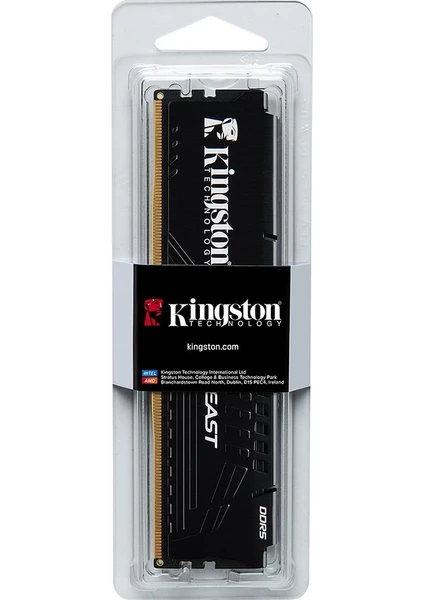 KINGSTON Beast 16GB DDR5 5600Mhz Soğutuculu CL36 Gaming PC Ram KF556C36BBE-16TR