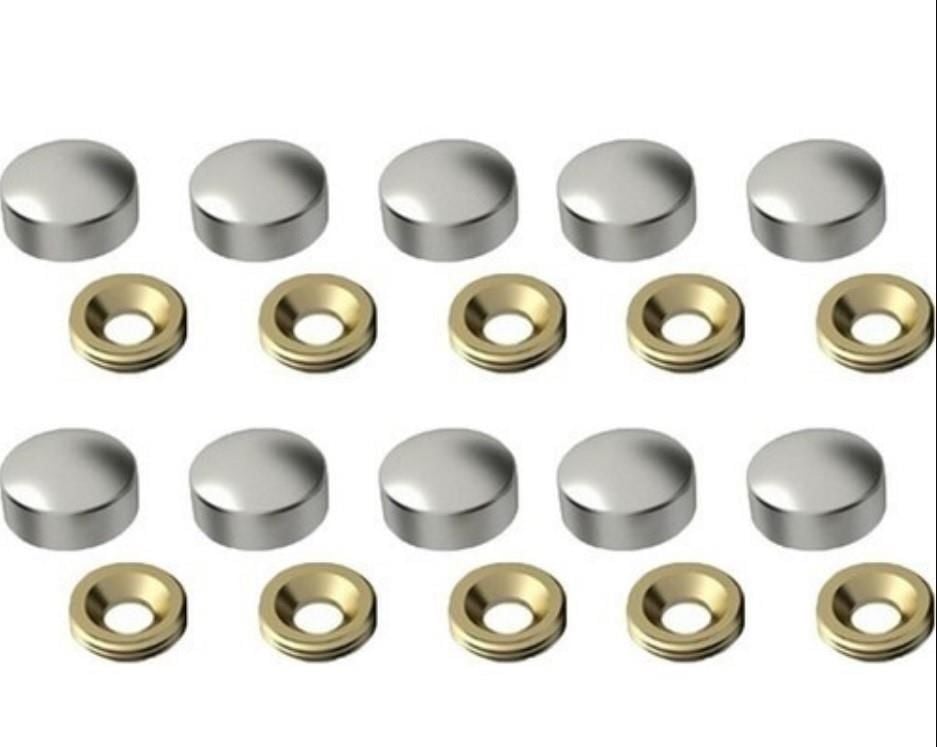 Krom Vida Tapası 16 Mm 10 Adet