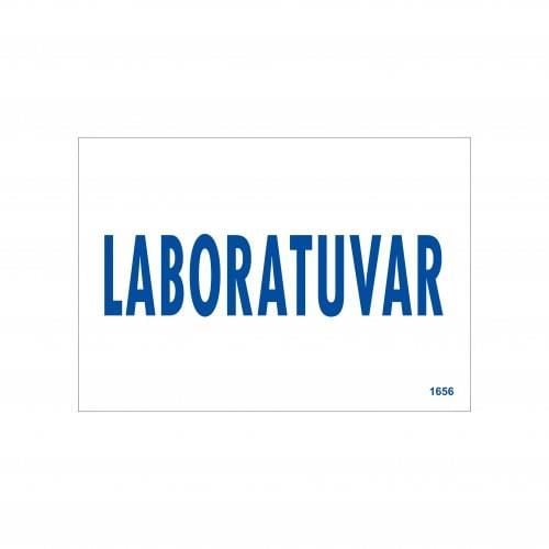 Laboratuvar Uyarı Levhası 17,5X25 Kod:1656