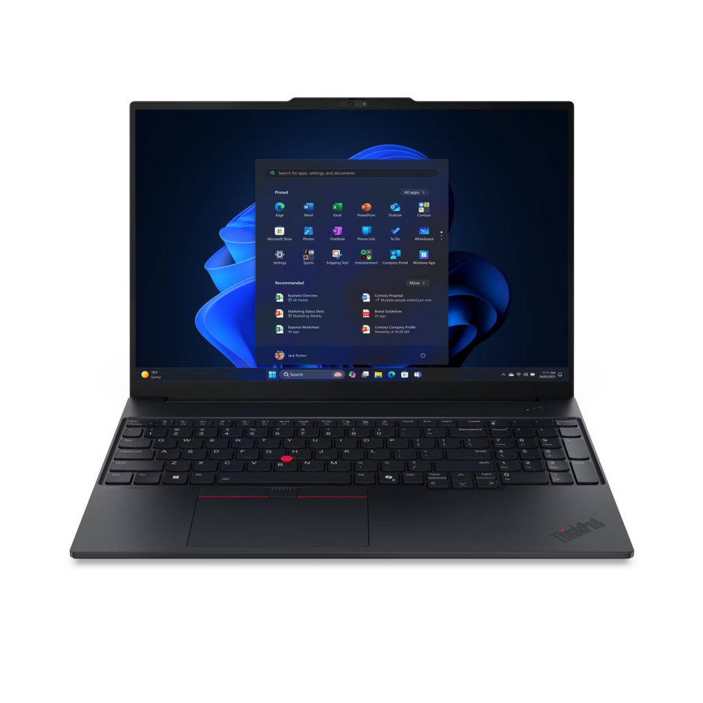 LENOVO 21SR0076TX, ThinkPad E16 Gen3, Ultra 7 265U, 16&amp;quot; WUXGA, 16Gb Ram, 512Gb SSD, Paylaşımlı Ekran Kartı, Free DOS, Kurumsal Notebook