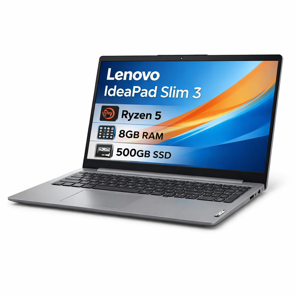 LENOVO IdeaPad Slim 3 82XQ00RWTX Ryzen 5 7520U 8GB 512GB SSD 15.6 Full HD DOS Taşınabilir Bilgisayar