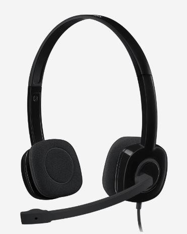 Logıtech H151 Stereo Kulaklık Si̇yah 981000589