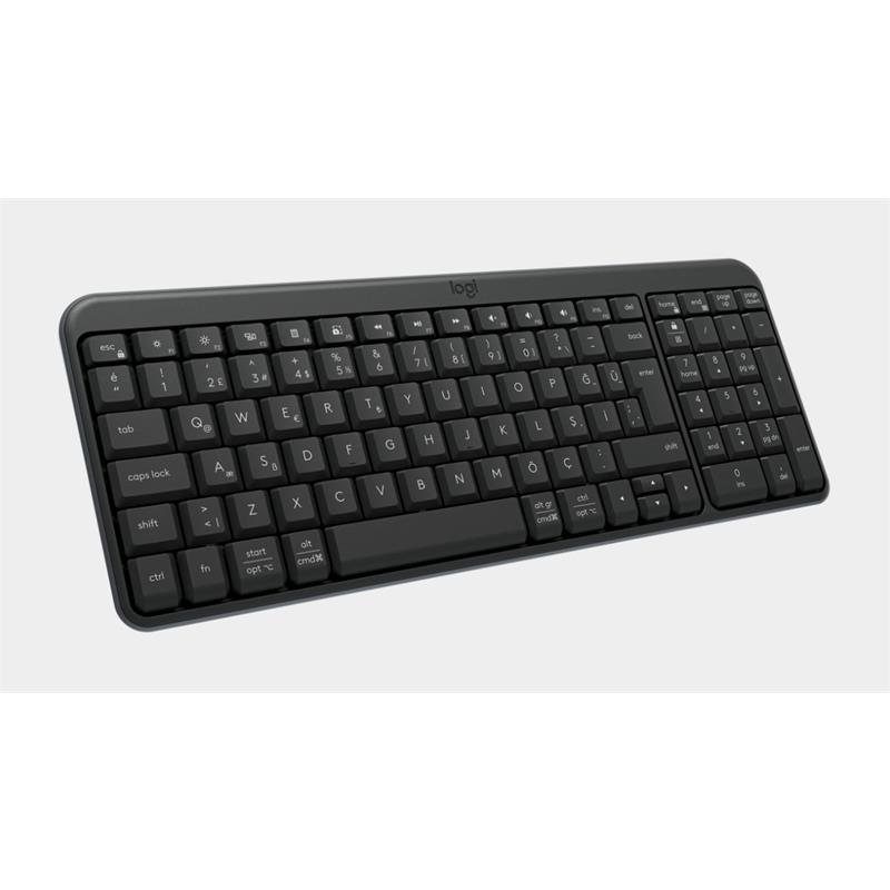 LOGITECH K250 TAM BOYUTLU KOMPAKT BLUETOOTH TÜRKÇE Q KLAVYE GRİÂ 920-013460