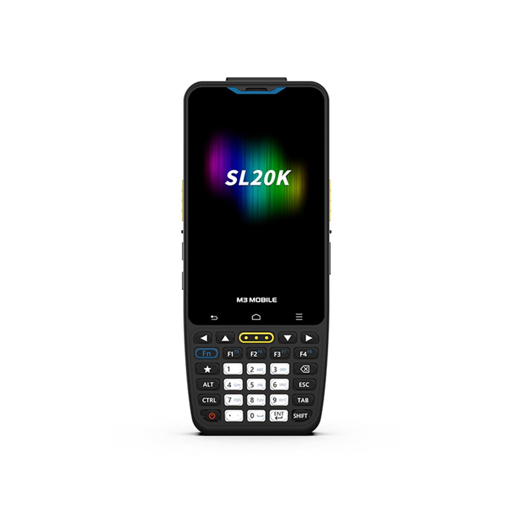 M3 Mobile SL20K, Android 13, WiFi, Bluetooth, 4&amp;quot; Dokunmatik ve Tuşlu Ekran, 4 GB RAM, 64 GB ROM, 2D Karekod, EL Terminali (Kılıf ve Ekran Koruyucu Dahil)
