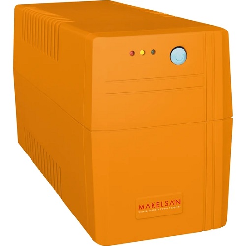 MAKELSAN LION 650VA Line Interactive 5-12 Dk. Led Ekran UPS 1*12V 7AH